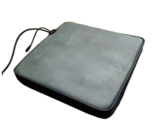 50D Foam Home Body Massager Bantal Kursi Bergetar Dipanaskan 20w